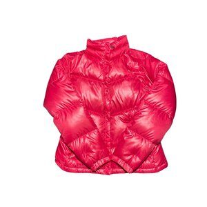 Columbia Pinkish‑Red Puffer Jacket – Size Medium